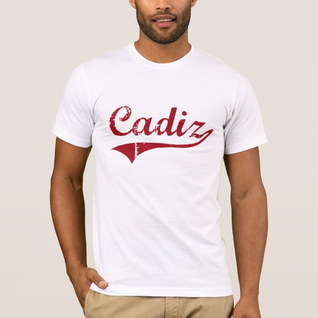 Cadiz Ohio klassikerdesign T Shirt (Framsida)