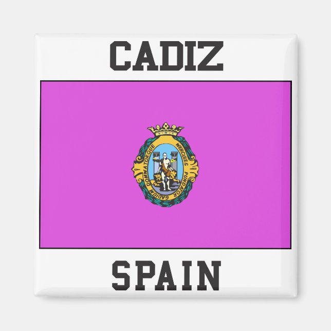 Cadiz Spanien Magnet (Framsidan)