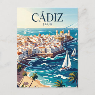 Cádiz Spanien Vykort