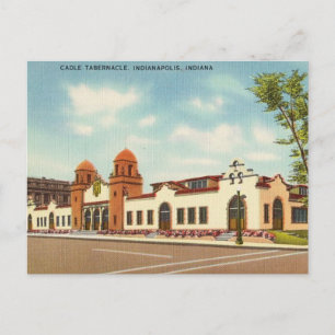Cadle Tabernacle, Indianapolis, Indiana Vykort