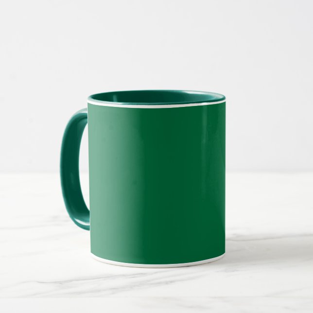 Cadmium green (solid color)  mugg (Framsida vänster)
