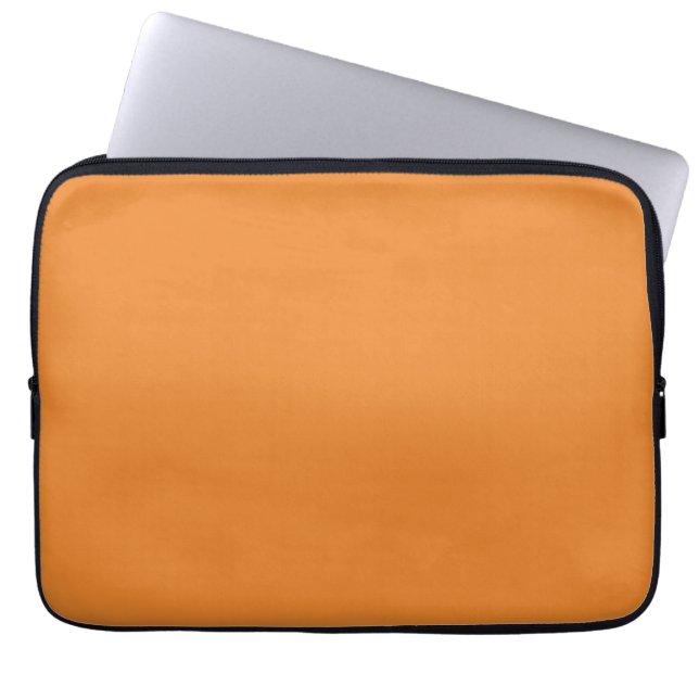 Cadmium orange (solid color)  laptop fodral (Framsidan)