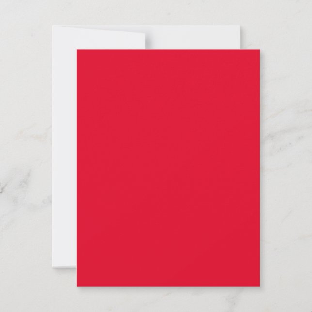 Cadmium red (solid color)  anteckningskort (Framsida)