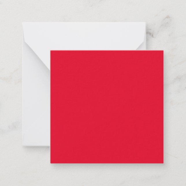 Cadmium red (solid color)  anteckningskort (Framsida)