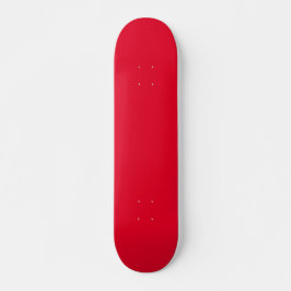 Cadmium Red Solid Färg Mini Skateboard Bräda 18,5 Cm