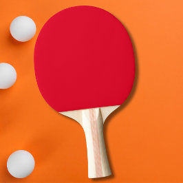 Cadmium Red Solid Färg Pingisracket