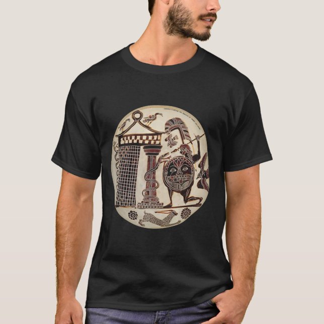 Cadmos som slåss draken av Thebes Tröja (Framsida)