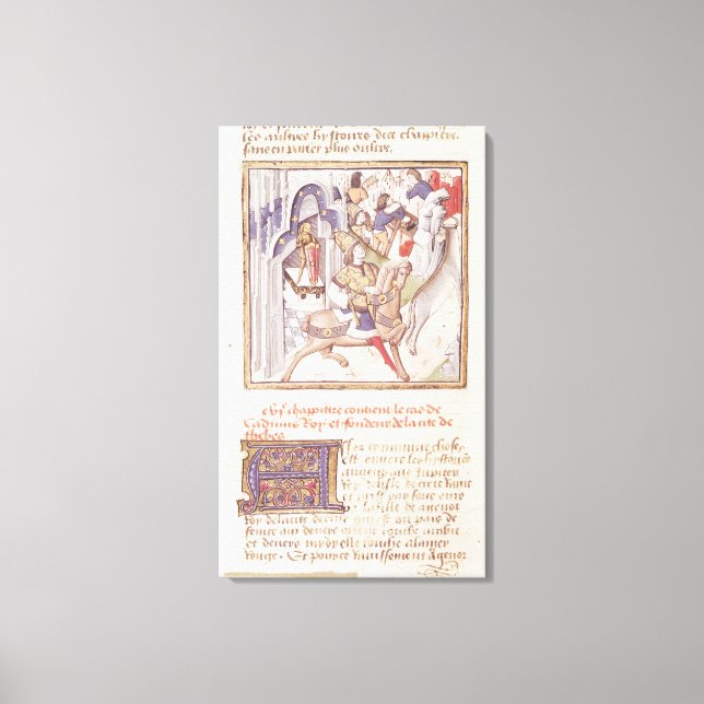 Cadmus, grundare av Thebes Canvastryck (Framsida)