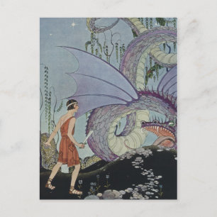 Cadmus och Dragon Vykort