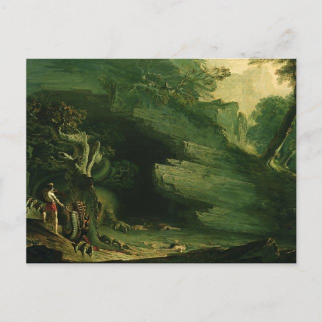 Cadmus och Dragon Vykort (Framsida)