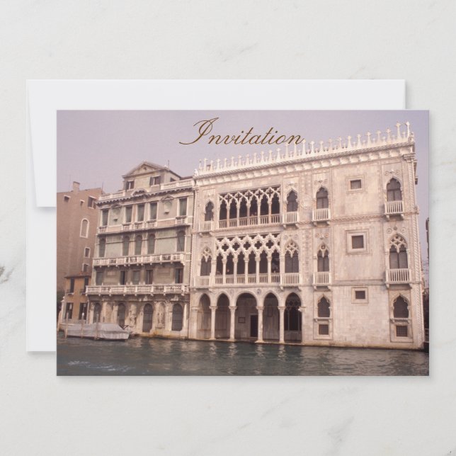 Ca'D'Oro Inbjudningar (Framsida)