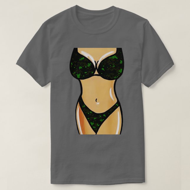 CADPAT Bikini 1 T Shirt (Design framsida)