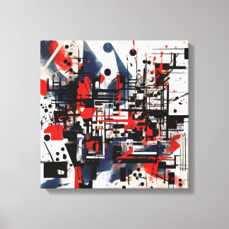 Cadre art abstrait canvastryck