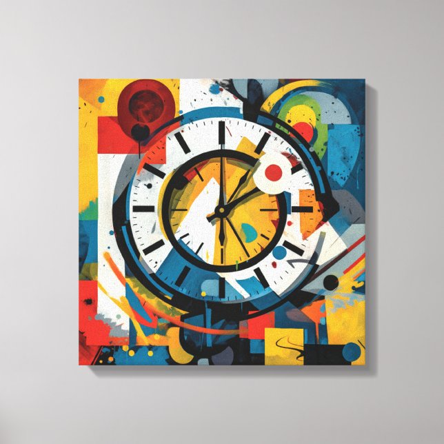 Cadre art abstrait canvastryck (Framsida)