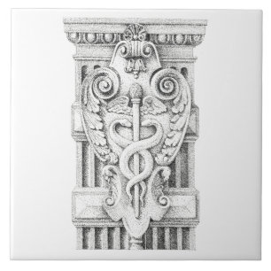 CADUCEUS 6x6 keramiskt plattor Kakelplatta