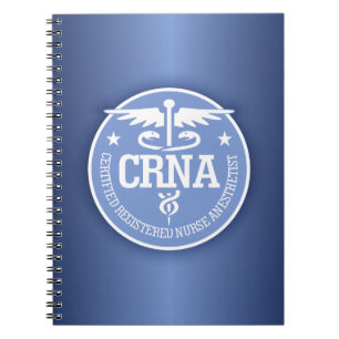 Caduceus CRNA-presentidéer Anteckningsbok Med Spiral