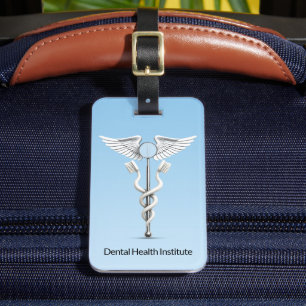 Caduceus Dental Spegel tandborste White Medical Bagagebricka