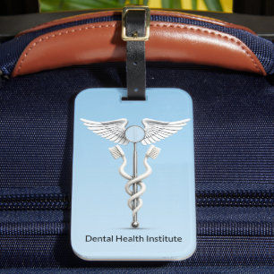 Caduceus Dental Spegel White Toothbrush Medical Bagagebricka