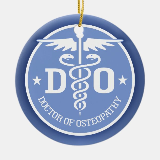 Caduceus DO 2 Julgransprydnad Keramik (Framsidan)