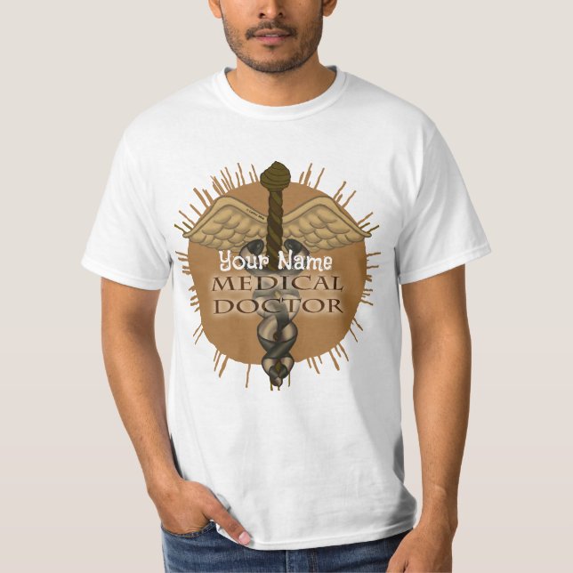 Caduceus doktor t shirt (Framsida)
