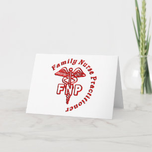 CADUCEUS FNP FAMILY NURSE PRACTILÄKARE KORT