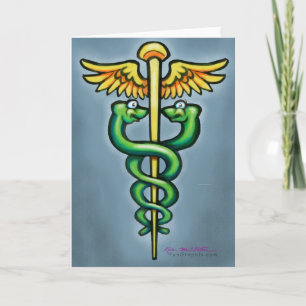 Caduceus Foleting Card Kort
