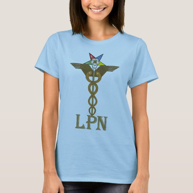 Caduceus för OES LPN T-shirt (Framsida)