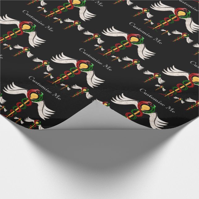 Caduceus (Fullt) Presentpapper (Hörn)