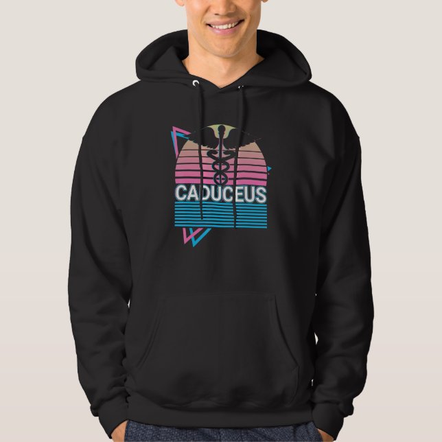 Caduceus Heralds Trollspö Personal vid Hermes Herm Hoodie (Framsida)