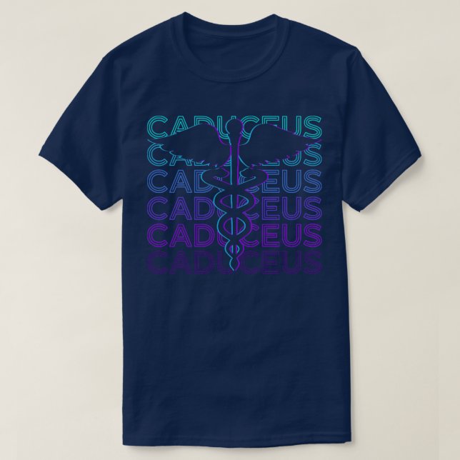 Caduceus Heralds Trollspö Personal vid Hermes Herm T Shirt (Design framsida)