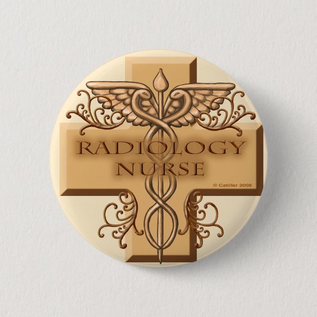 Caduceus kor Radiology Nurse Knapp (Framsida)