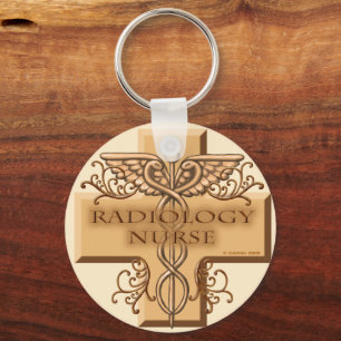 Caduceus kor Radiology Nurse Nyckelring