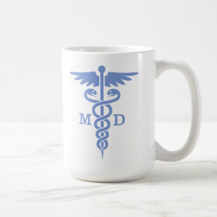 Caduceus MD (blå) Kaffemugg