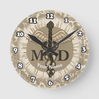 Caduceus MD doktor Rund Klocka