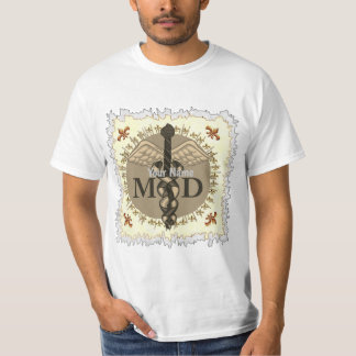 Caduceus MD doktor T Shirt