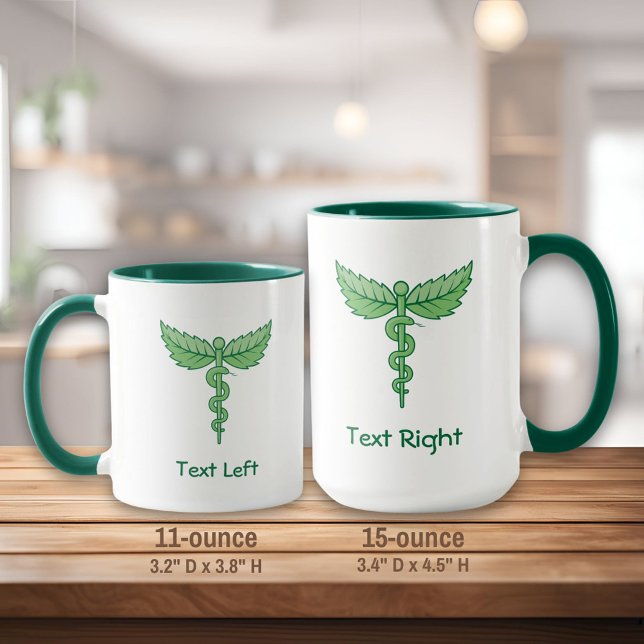 Caduceus med Löv Mugg (Skapare uppladdad)