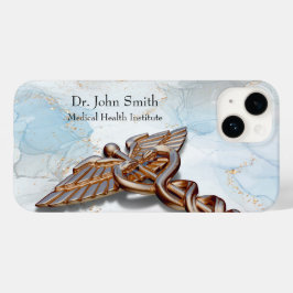 Caduceus Medical Copper Ro Guld Luxury Marble
