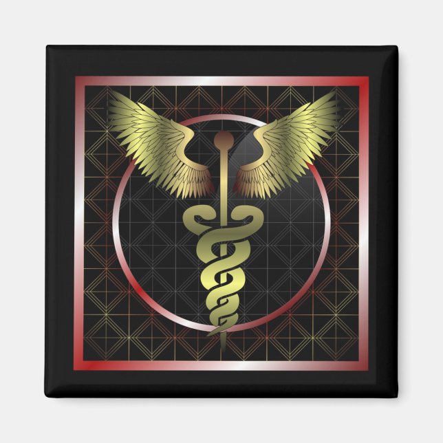 Caduceus Medical Health Magnet (Framsidan)