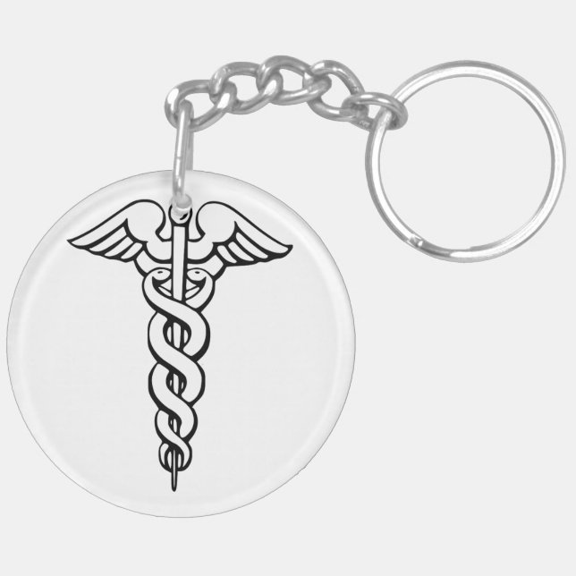 Caduceus Medical Symbol (Höger Baksida)