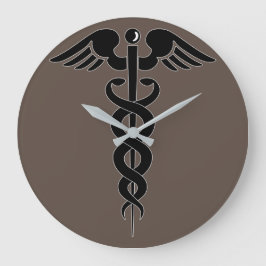 caduceus-medical-symbol-medical-logotyp stor klocka