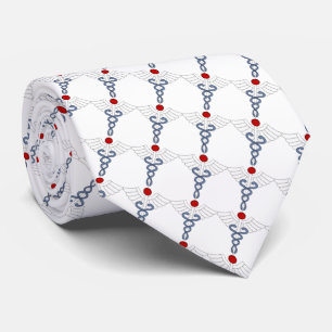Caduceus/medicinskt fält slips