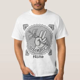 Caduceus peace doktor t shirt