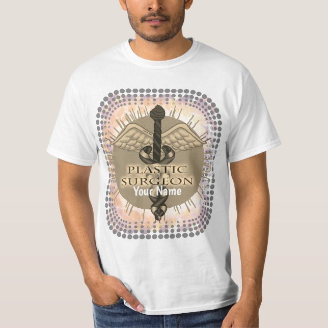 Caduceus Plastic Surgeon t-shirt (Framsida)