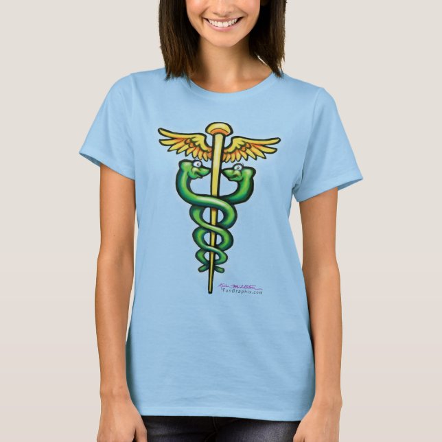 Caduceus T Shirt (Framsida)