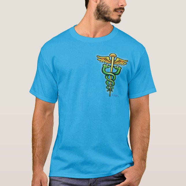 Caduceus T Shirt (Framsida)