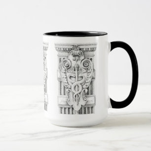CADUCEUS Tall Black Combo Mugg