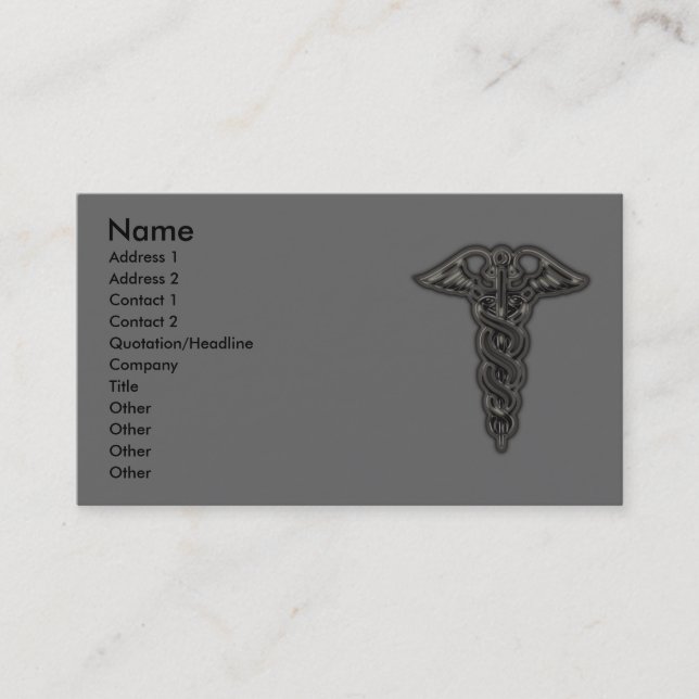 Caduceus Visitkort (Framsida)