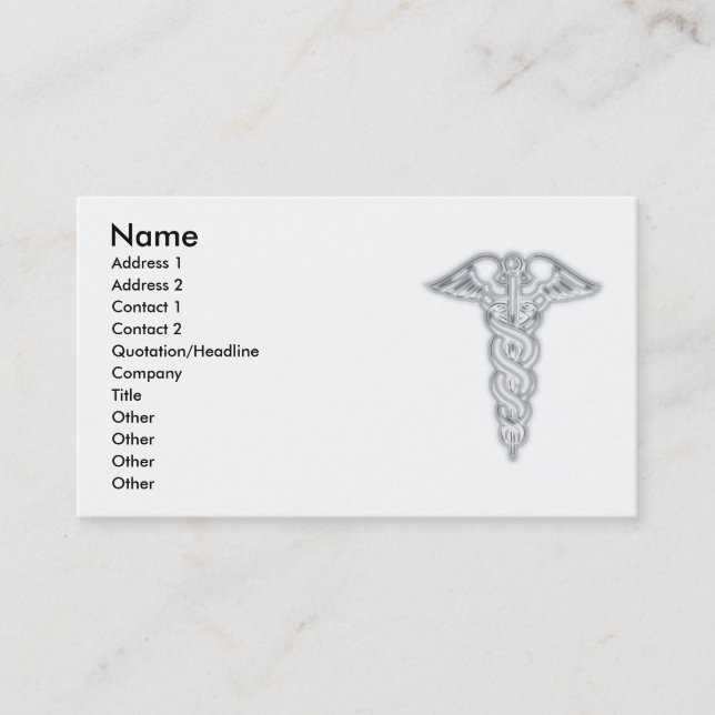 Caduceus Visitkort (Framsida)