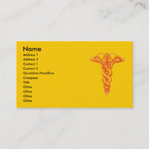 Caduceus Visitkort