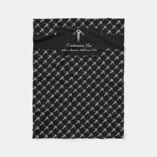 Caduceus (vit) fleecefilt